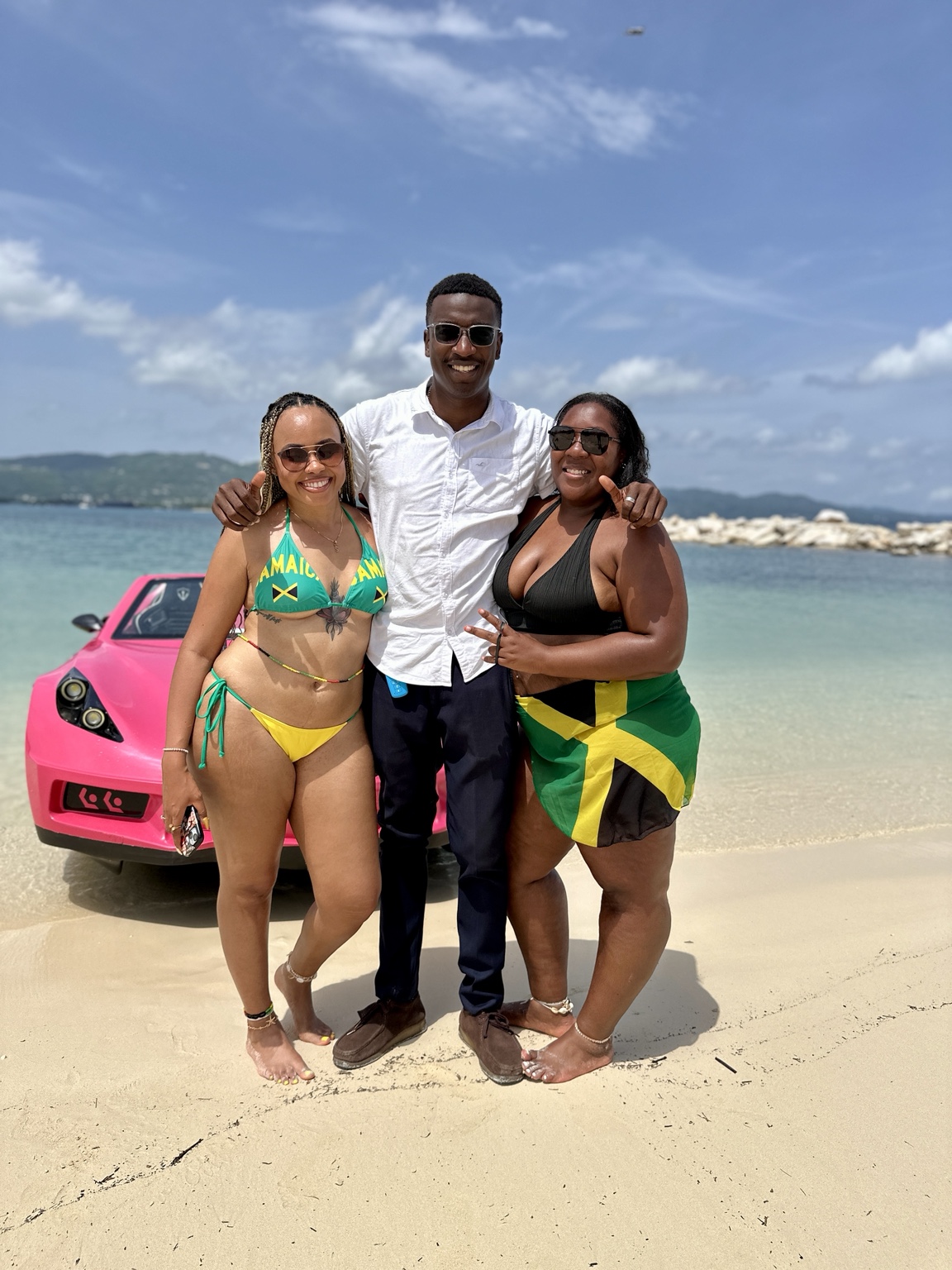 Elite Tours guests enjoying Jamaica