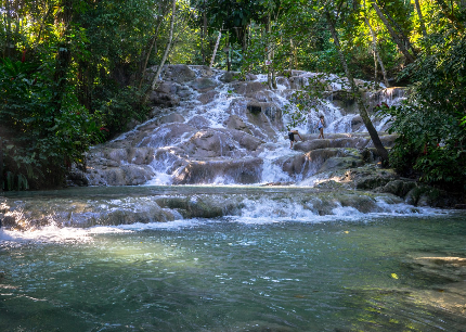 Dunn's River Falls in Jamaica